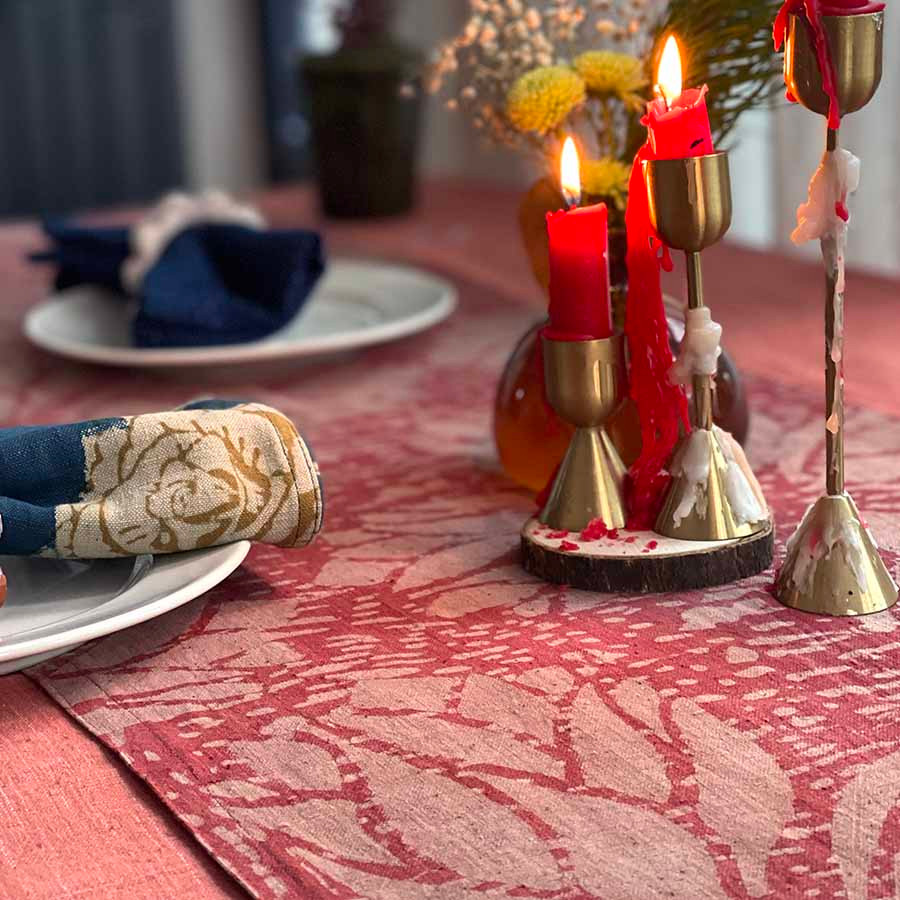 Pink Table Runner | Rosette SAMPLE