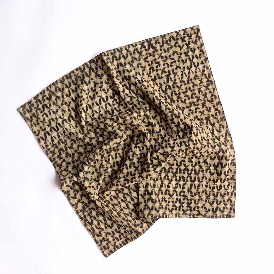 Brown cotton napkins