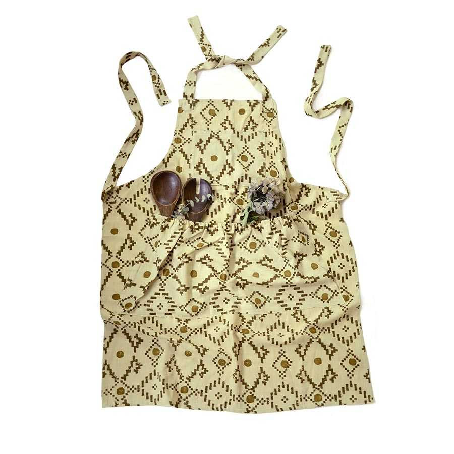 cotton printed kitchen apron