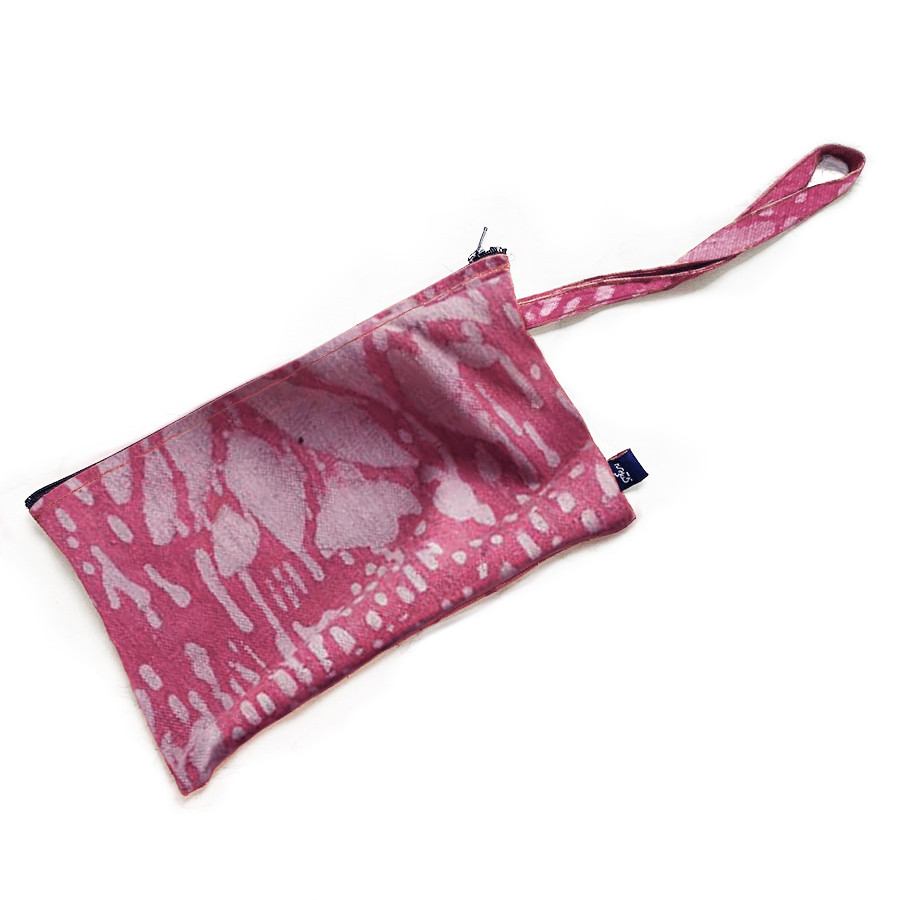 handmade make-up pouch