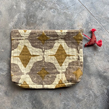 Golden Cotton Travel Pouch Toiletry Bag | Escape SAMPLE