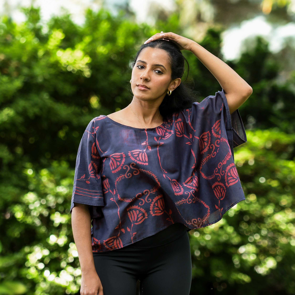 lightweight floral shirt