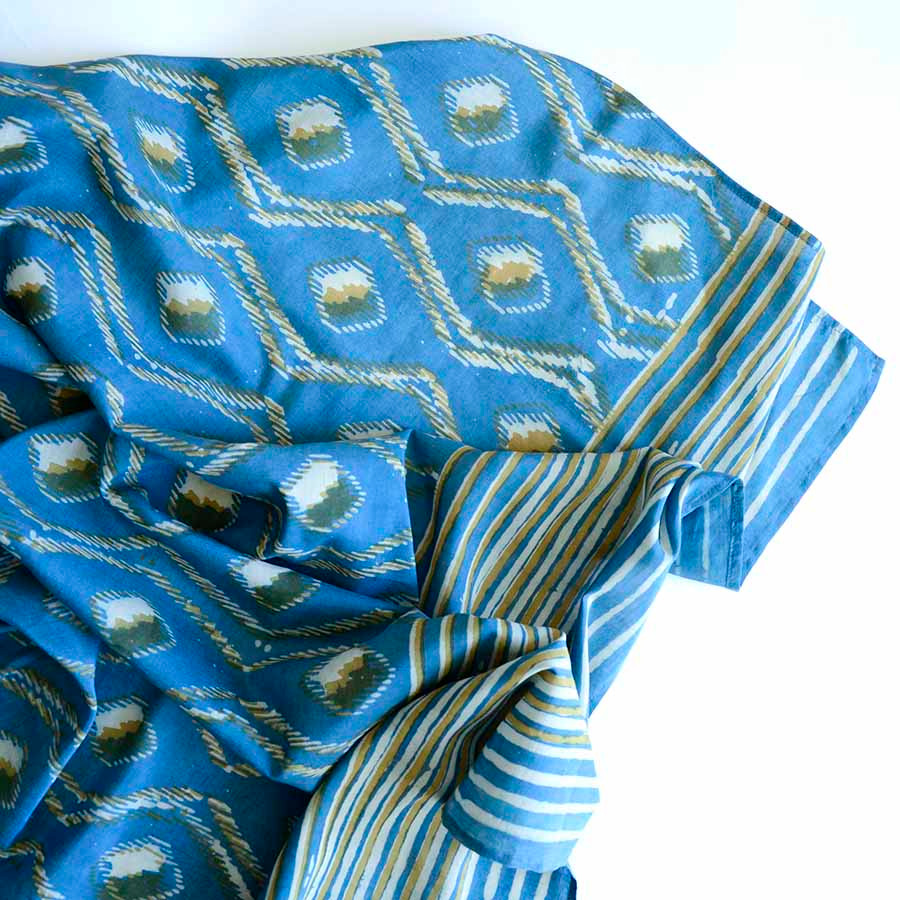 block print scarves