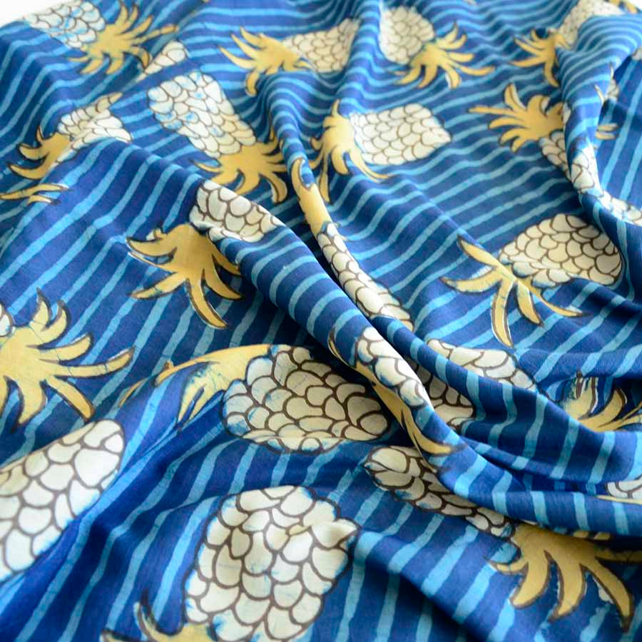 indian block print scarf