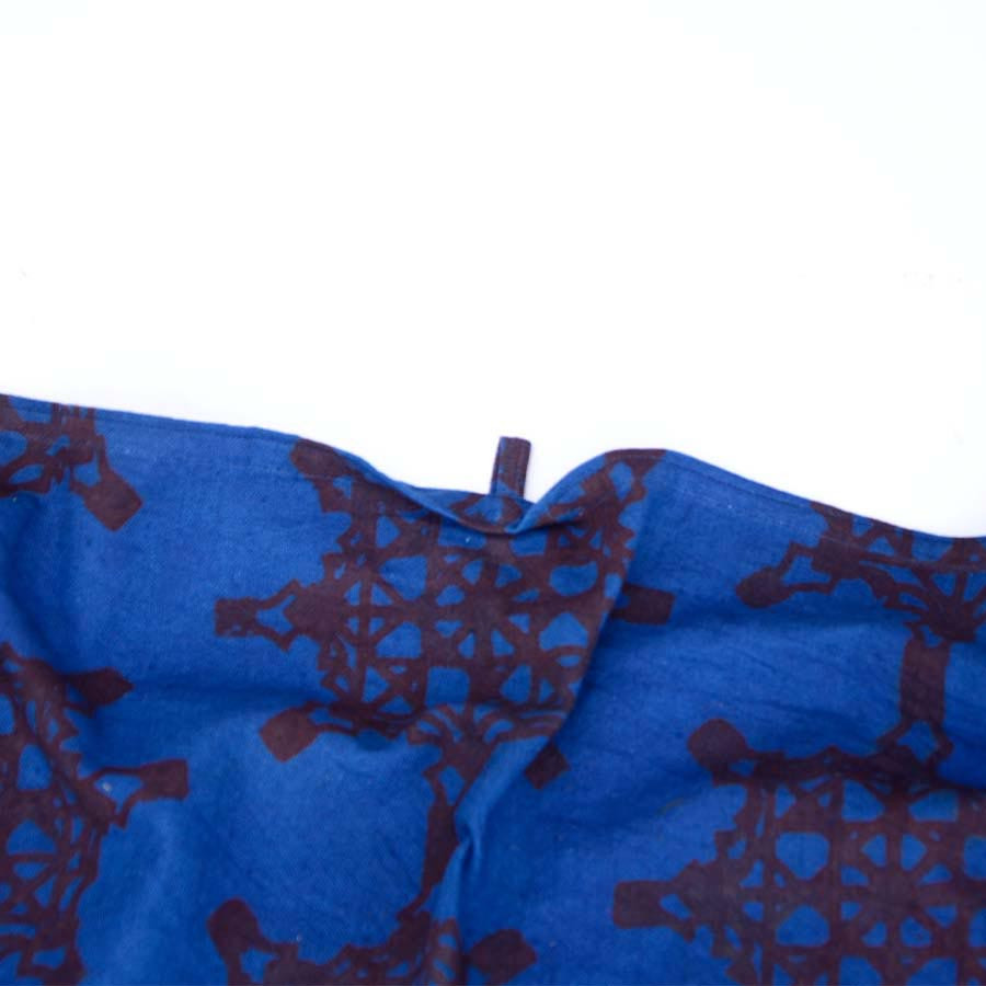 organic cotton block print towel