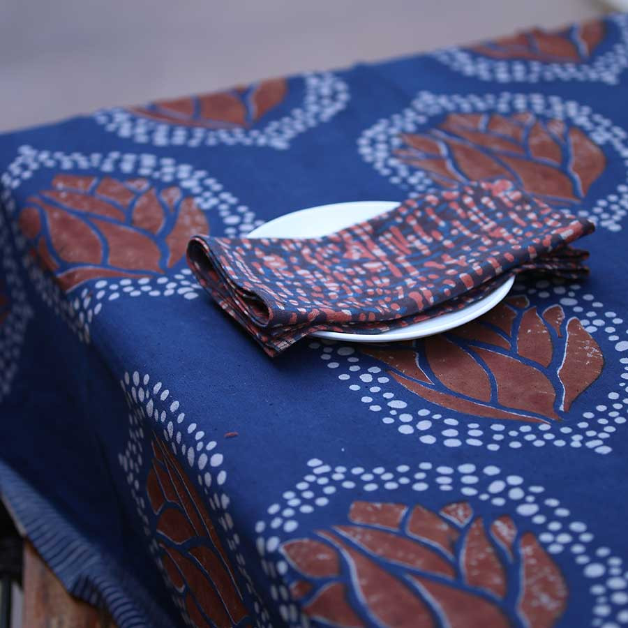 dinner napkins block printed cloth online