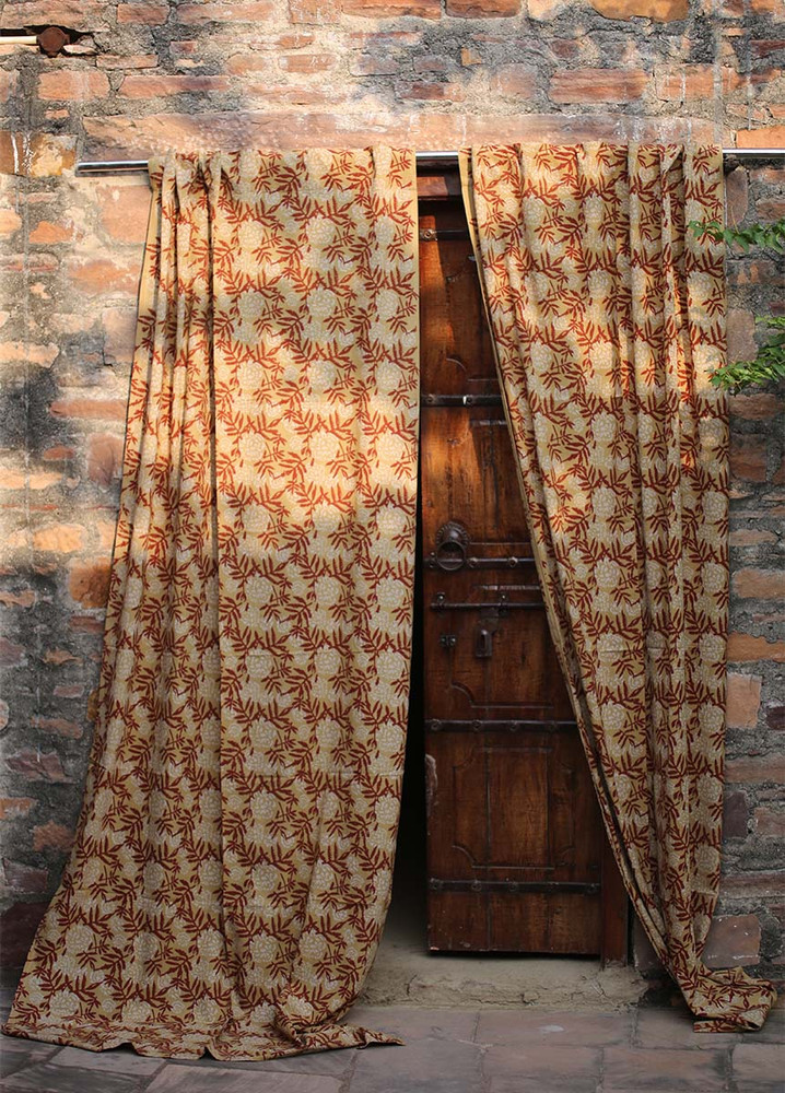 boho curtain panel