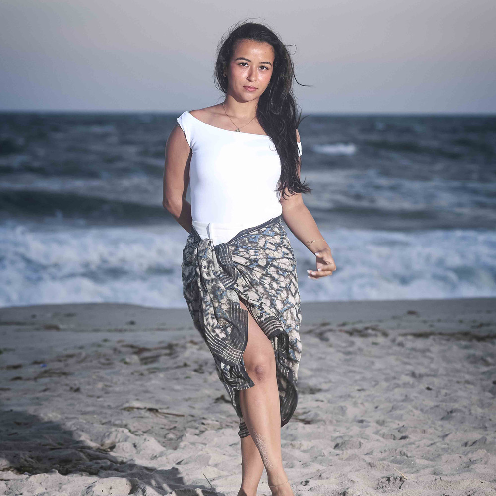blockprint sarong
