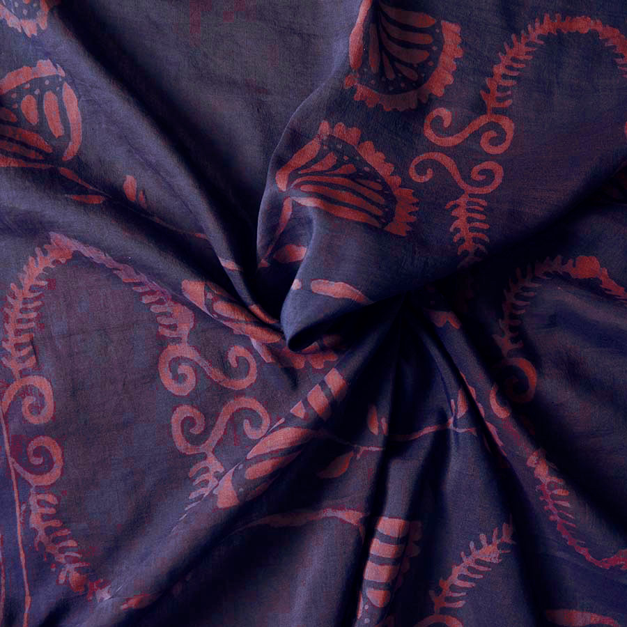 Purple Floral Bandana | Danish