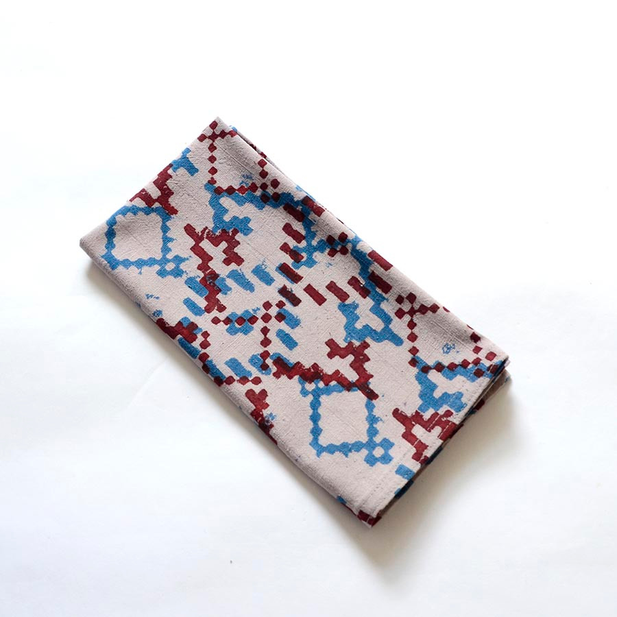 geometric cloth napkins