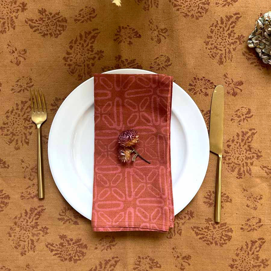 terracotta cloth napkin