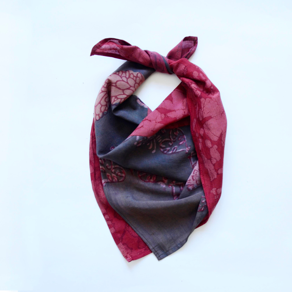 cotton silk scarf