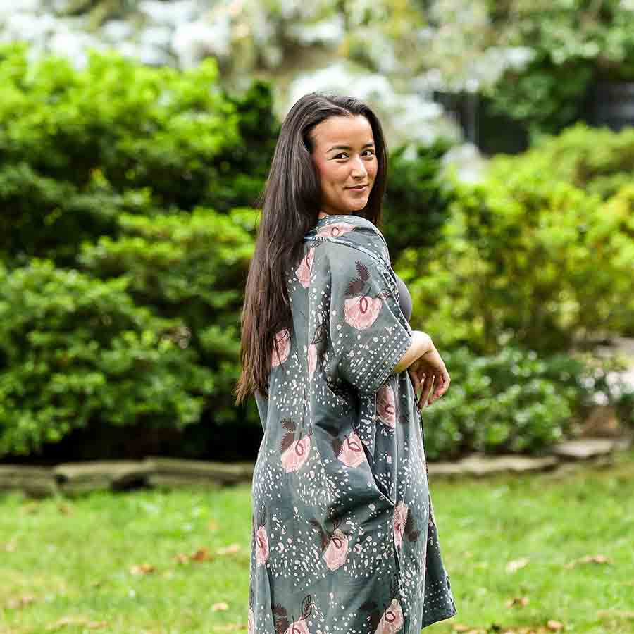 boho kimono robe