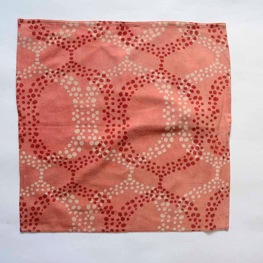 pink cloth napkin