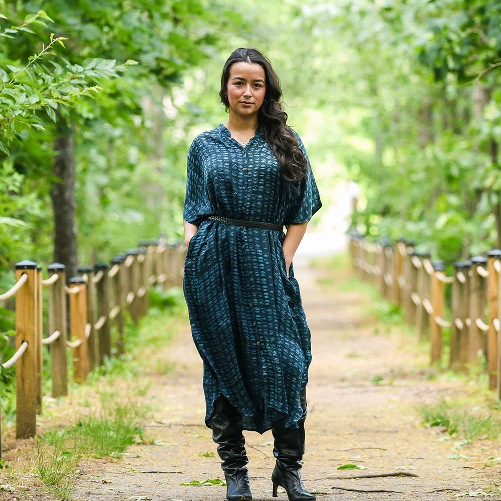 sunny modal kaftan dress
