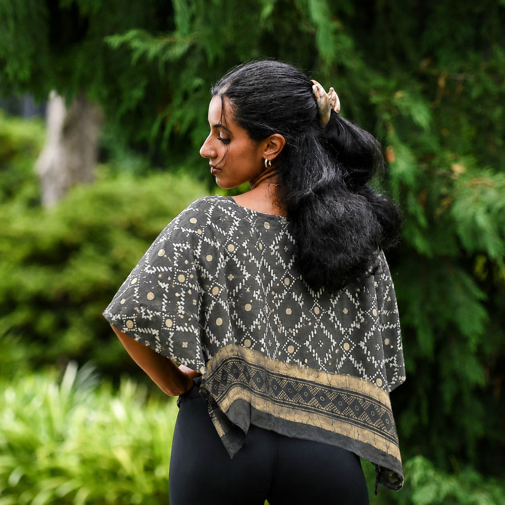 cotton silk crop top
