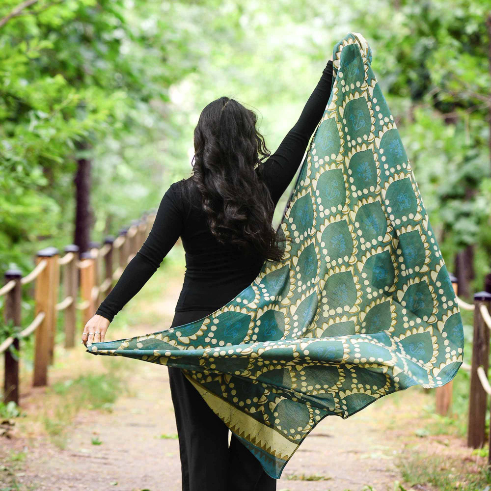 botanical scarf