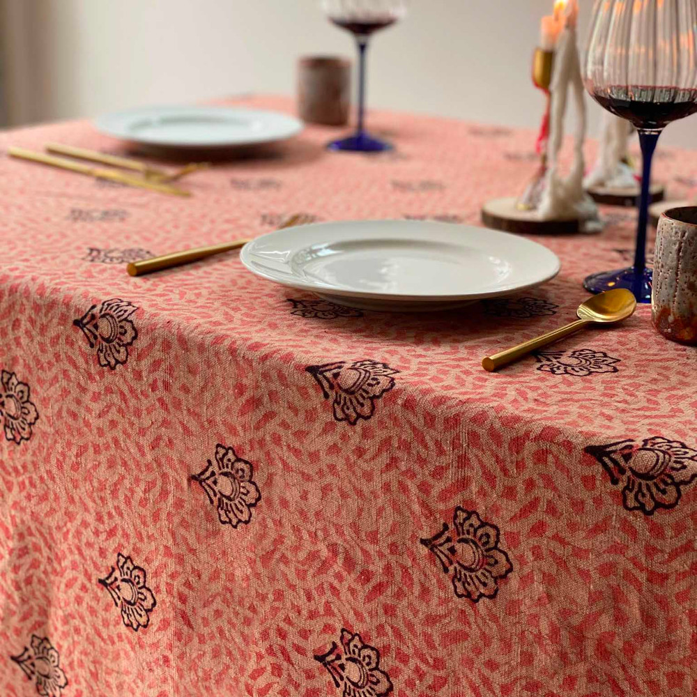 floral dining tablecloth
