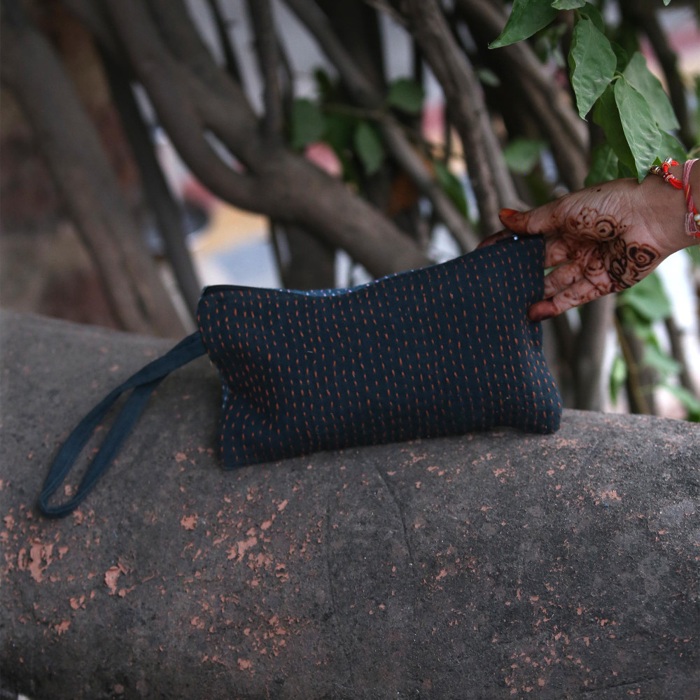 handmade zipper pouch