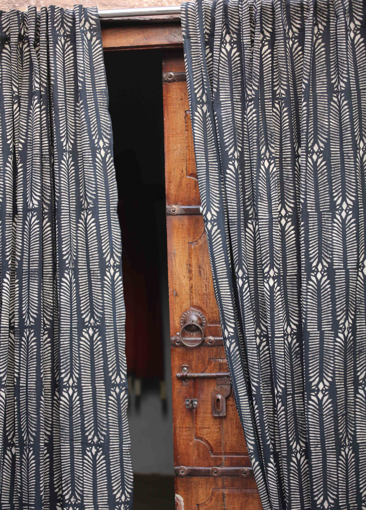 cotton window drape