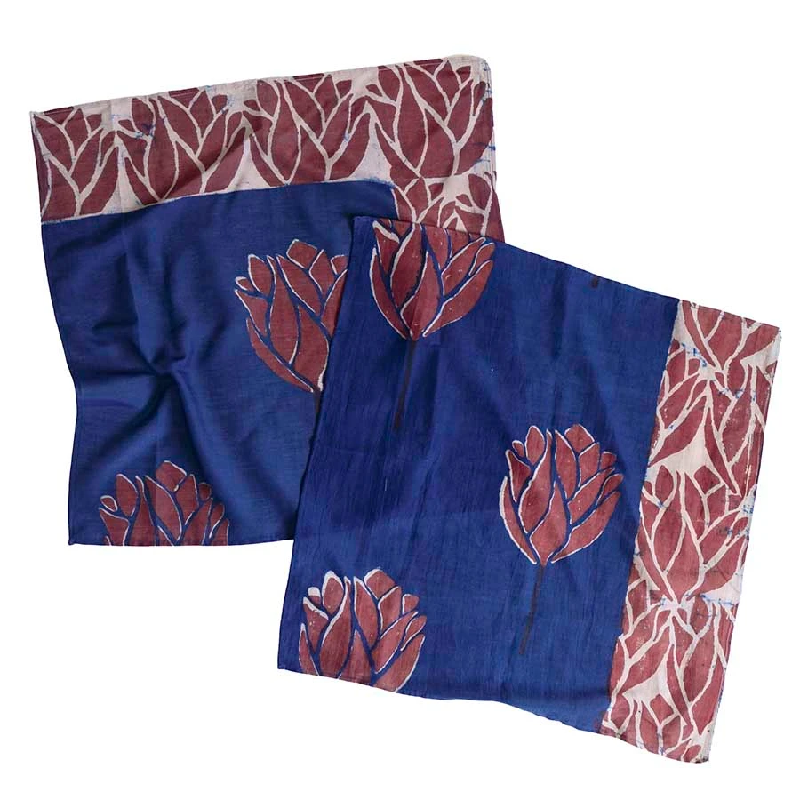 indigo bandana