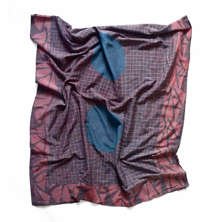 cotton silk scarf