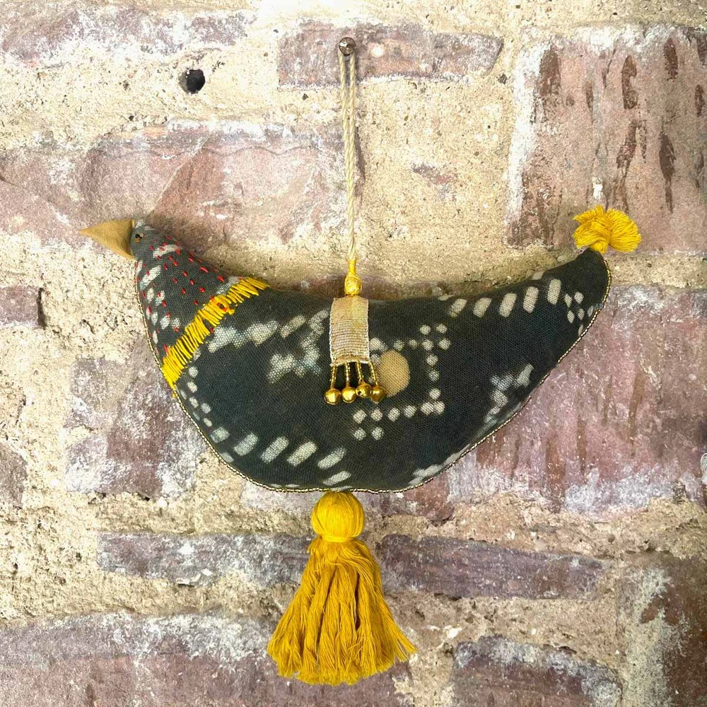 black fabric hen