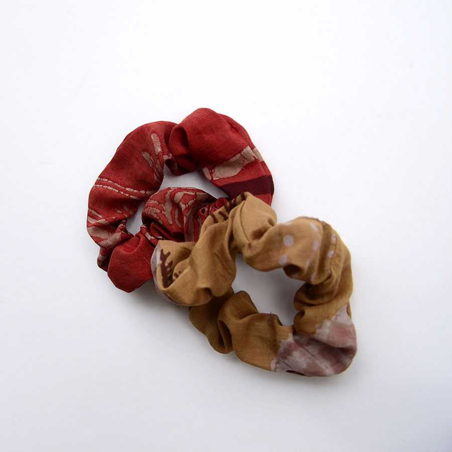 Ichcha's Hand-Dyed Scrunchies: Eco-Friendly Hair Accessories