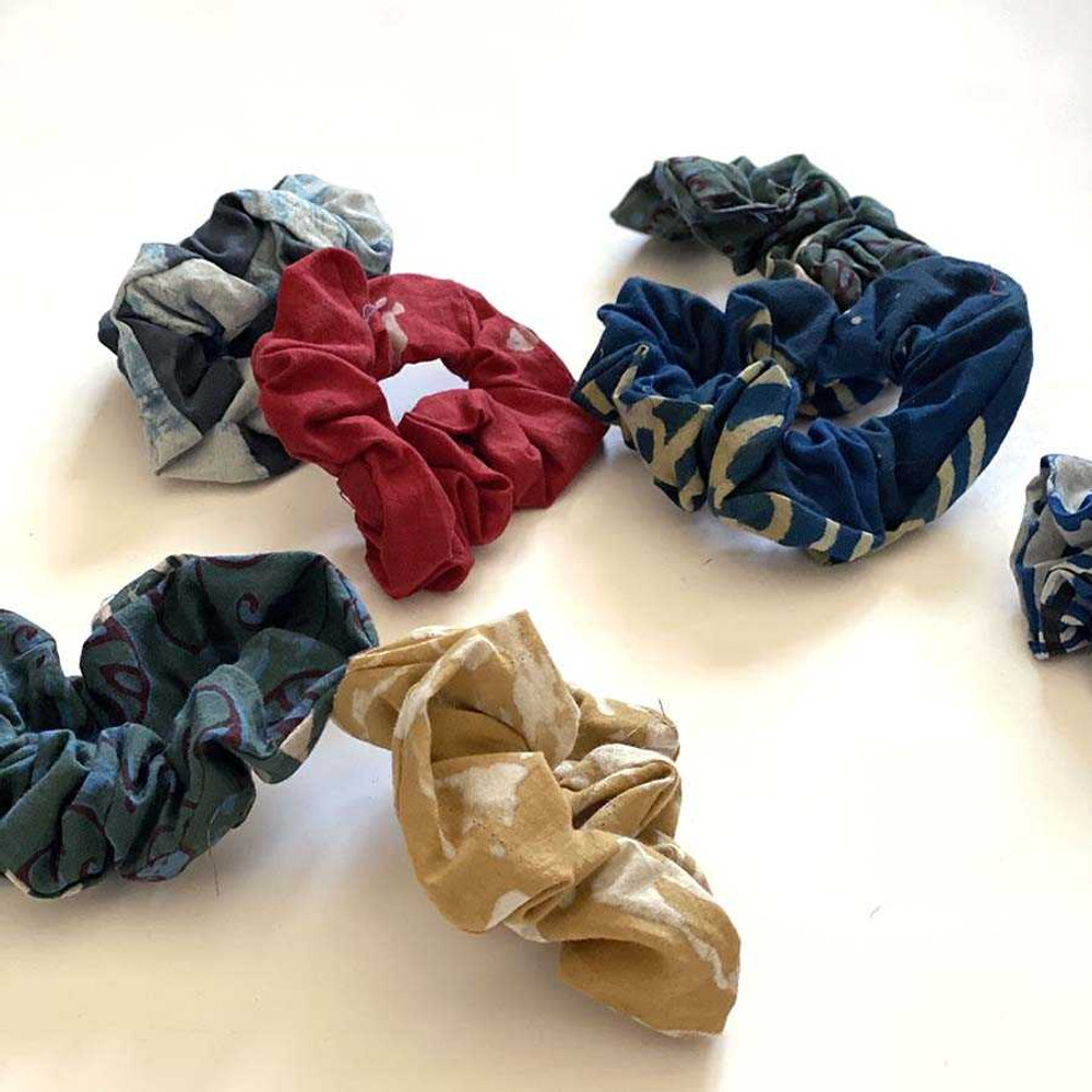 Cotton Scrunchies - set of 2