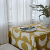 Golden Rays - Block Printed Mustard Tablecloth