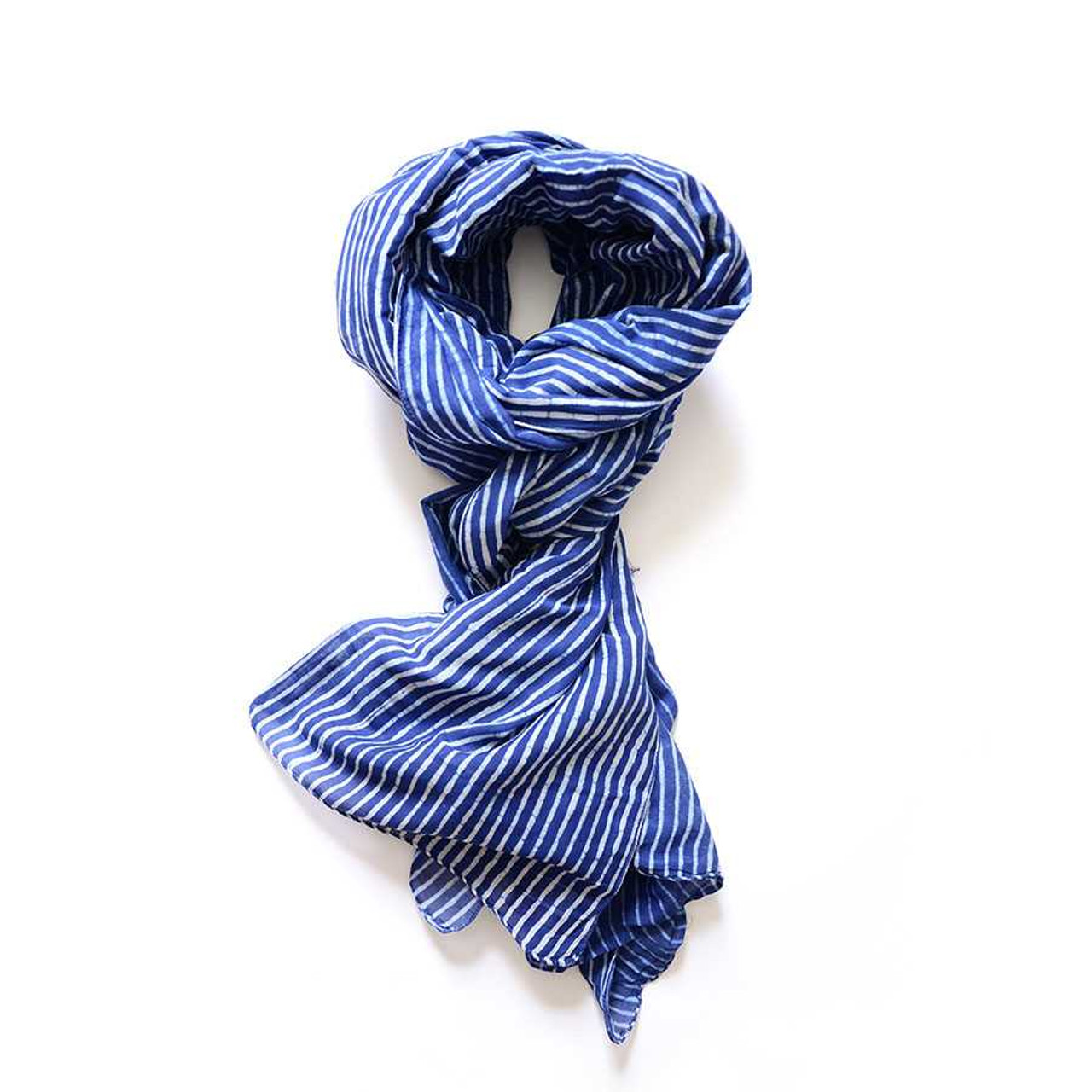 小物 Hand Printed Silk Scarf - blue Silk Square Scarf - Hand Designed in Blue Pattern - Etsy