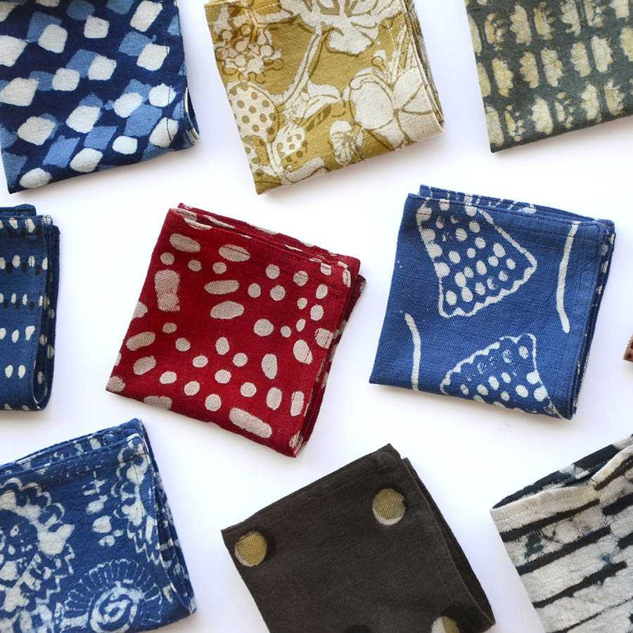 Ichcha Block Print Cocktail Napkins - Thumbnail 4