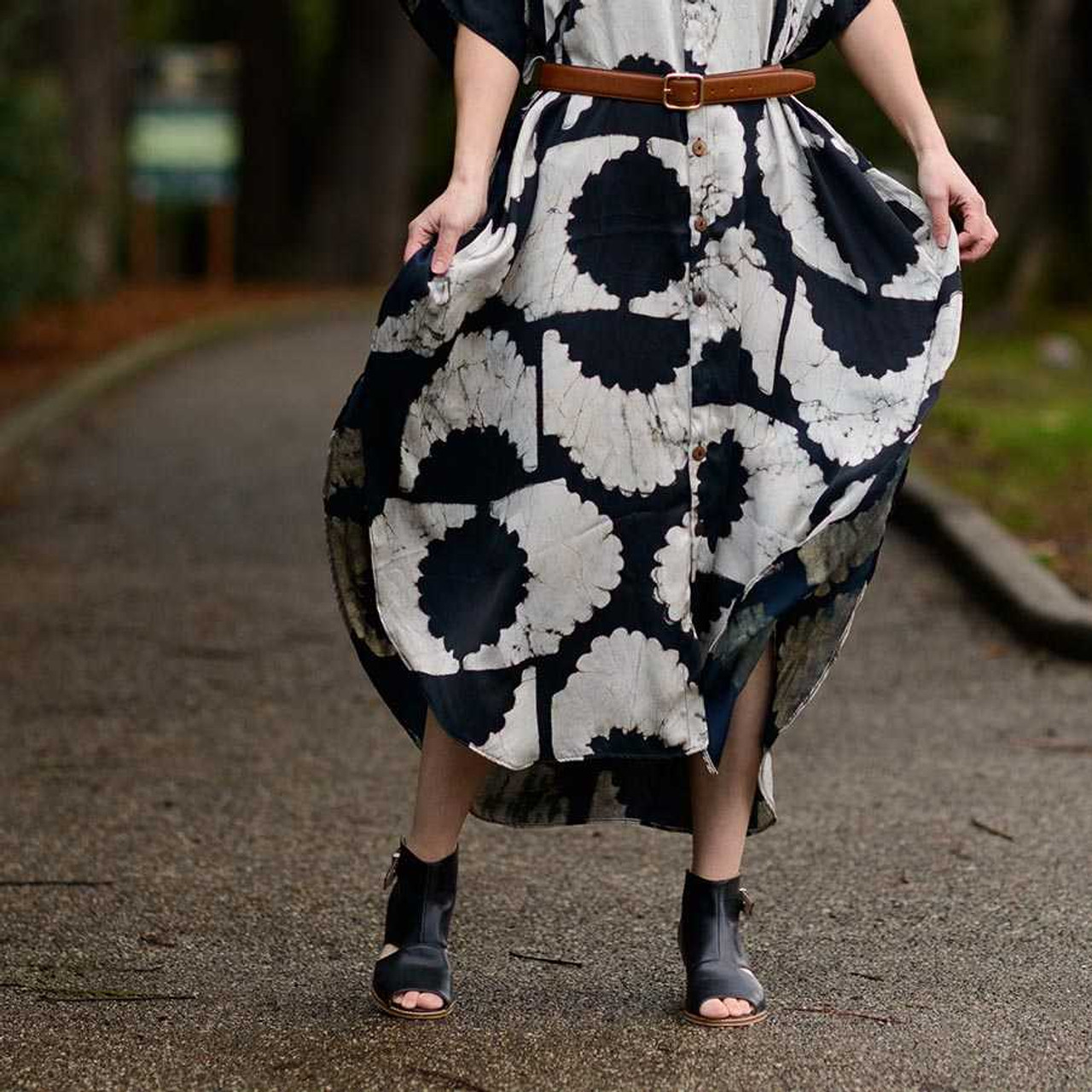 Black and White Block Dress