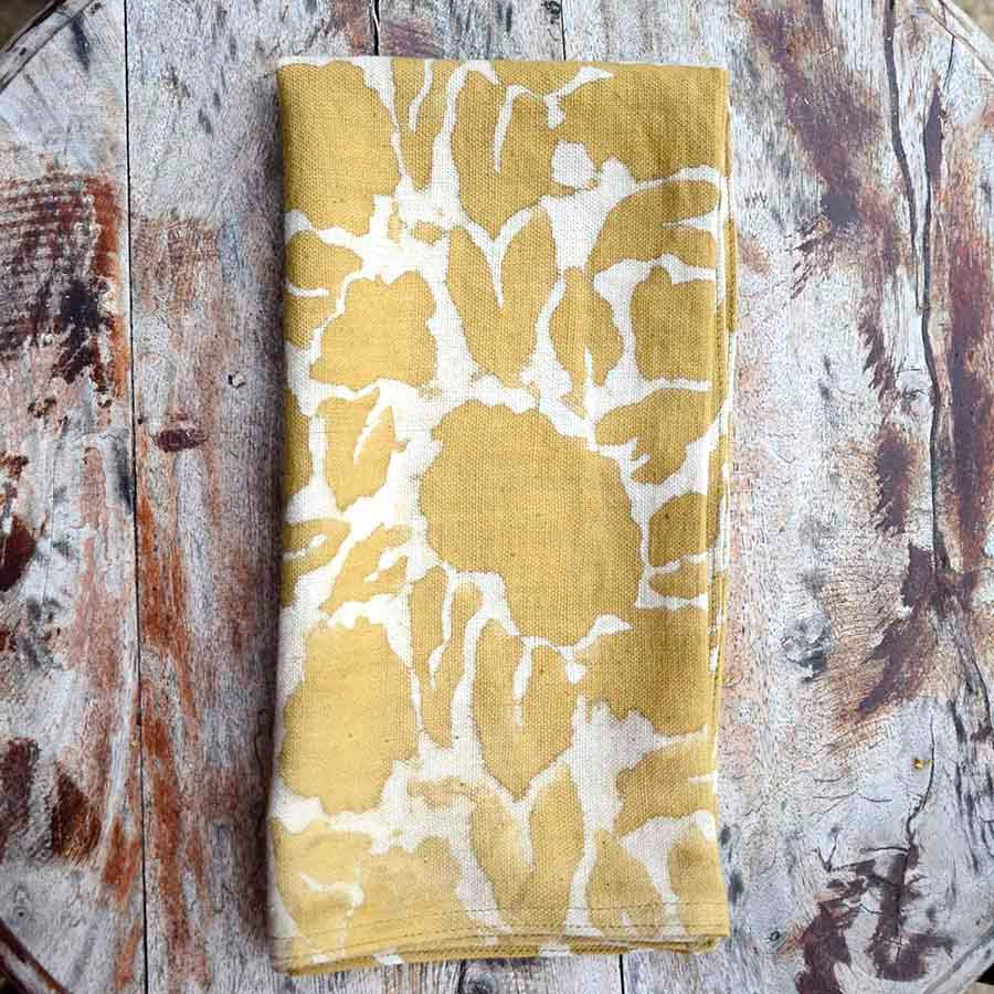 Yan Mustard Yellow Napkins - Thumbnail 4