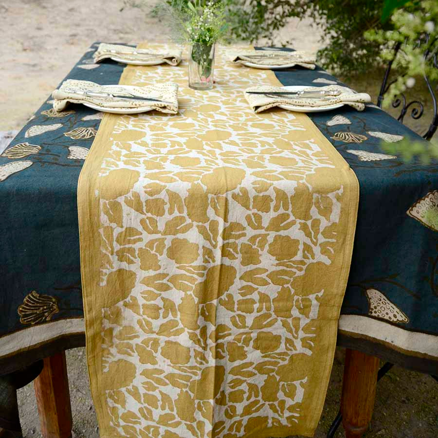 YAN Mustard Yellow Table runner ichcha