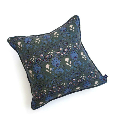 Green natural dye pillow covers