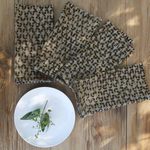Natural dye napkins