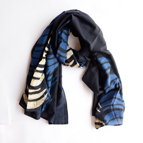 blue scarf for women