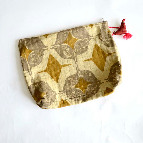 organic cotton clutch bag