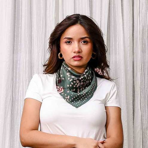 Floral Silk Cotton Bandana | PARO