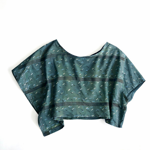 cotton silk crop top