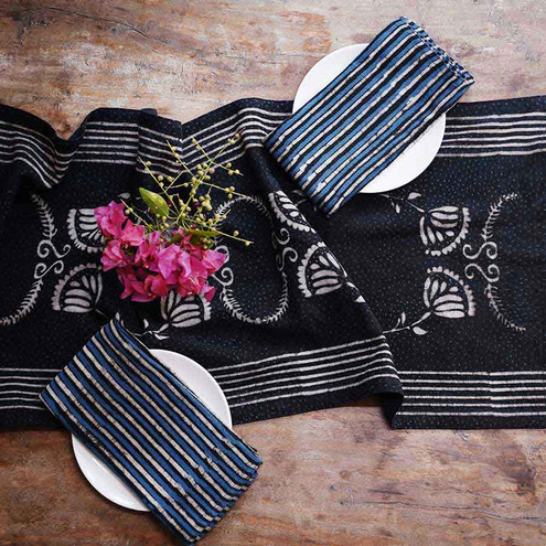 Block Print Table Runner