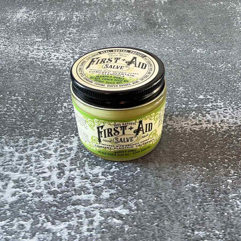 First Aid Salve handcrafted herbal skin balm