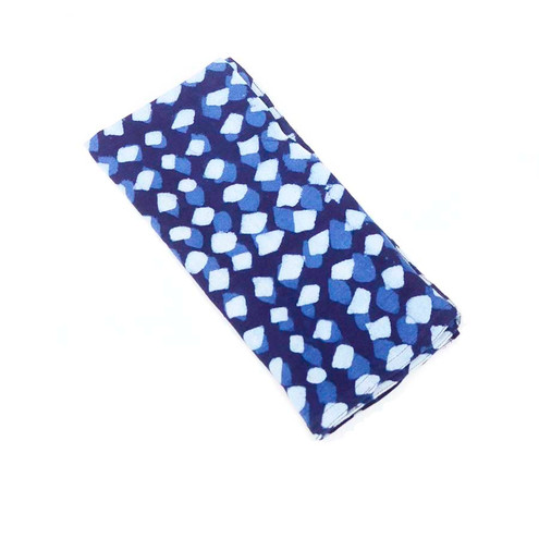 blue eco friendly cloth napkins