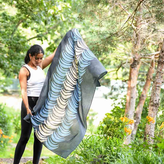 Buy Hand Block Printed Scarf for Women - CRESCENT | ichcha