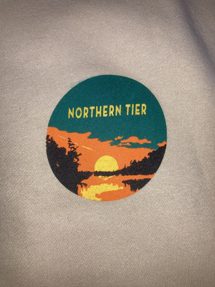 Sweatshirt. MN Map - light grey