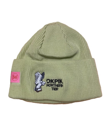 Beanie. Embd Okpik Cross Knit - Yel/Blk