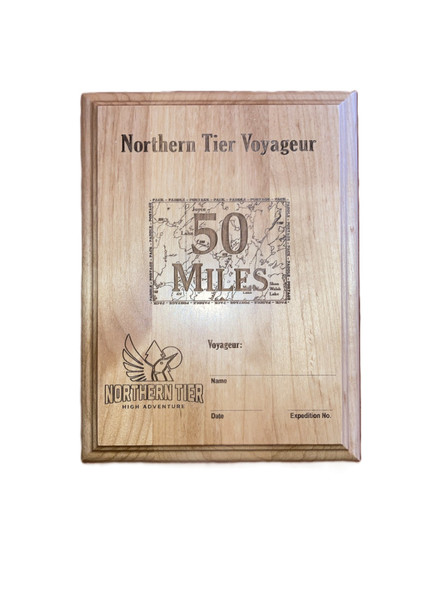 Plaque. Voyageur 050 Miler