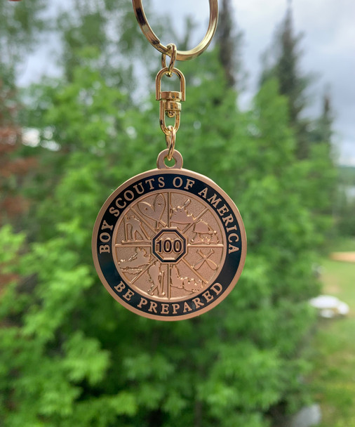 KEY CHAIN. 100TH ANNIVERSARY