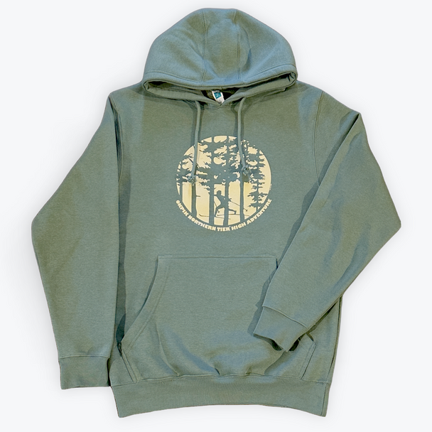 Sage Skier in Trees Sweatshirt
